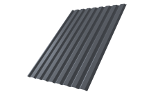 Профнастил С20A 0,45 Drap ST lite RAL 7024 мокрый асфальт
