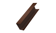 Крышка жалюзи Milan, Tokyo (для калиток, ворот) 0,45 Print Elite Choco Wood TwinColor (2м)
